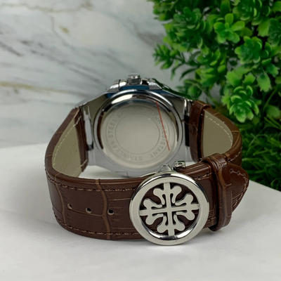 Patek Phillip Brown Strap With Brown Dial