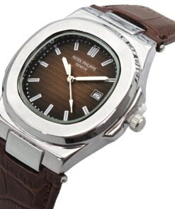 Patek Phillip Brown Strap With Brown Dial