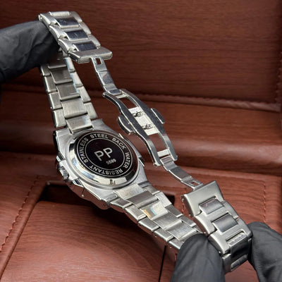 Patek Philippe Silver Classic - Green Dial Automatic with Date