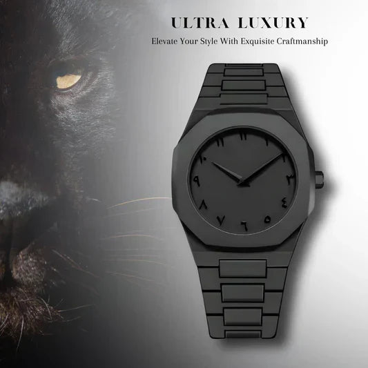 Arabic aura watch black